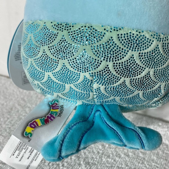 Kellytoy Original Squishmallows Blue Svetlana Mermaid Unicorn Plush - Picture 9 of 14